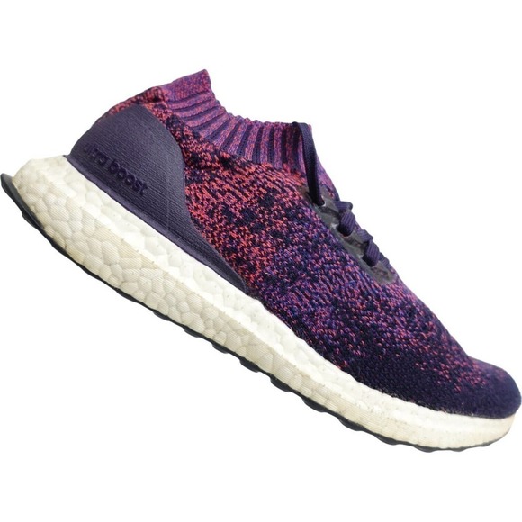 ADIDAS Women Ultra Boost Uncaged Size 6.5 Purple Running Shoes Primeknit B75862 - Picture 1 of 10